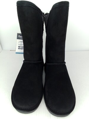 Bearpaw Women's Boshie Winter Boots, Black, Size Wide US