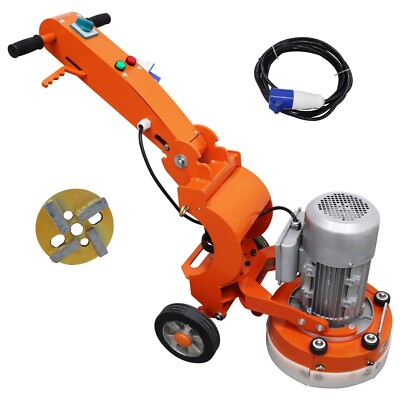 220V Floor Grinder&Trimmer Machine W/Foldable&Adjustable Arm for 12.99'' Width
