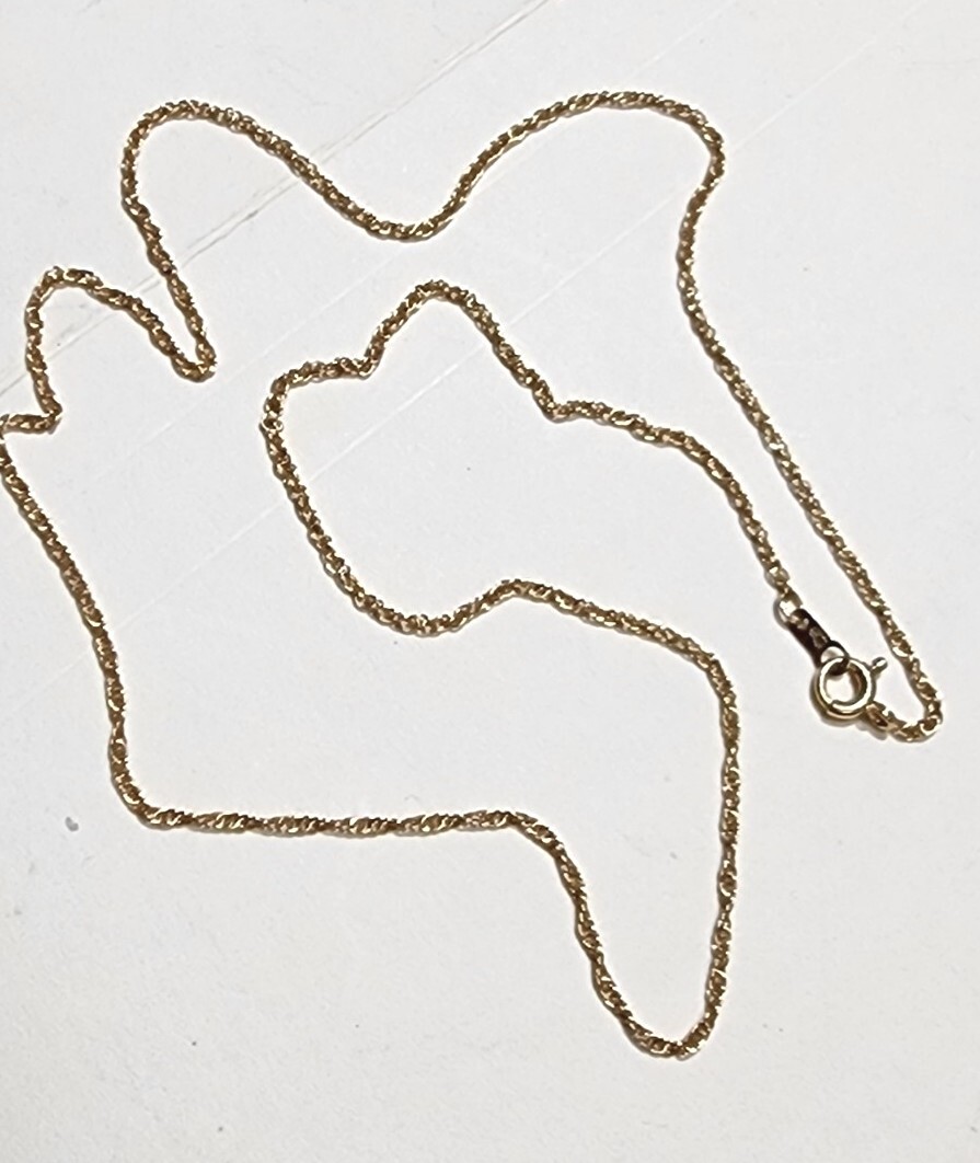 14K Gold Chain 16 Inches eBay