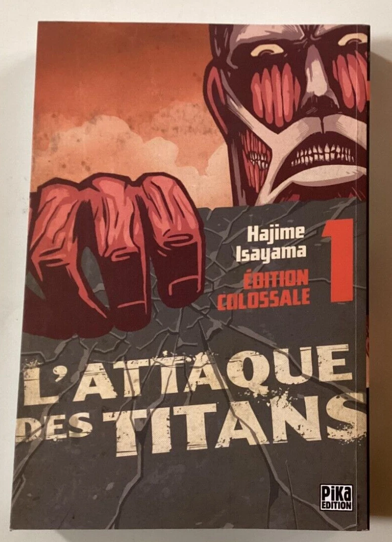 L Attaque Des Titans Edition Colossale Tome 1 L'ATTAQUE DES TITANS tome 1 Edition colossale Isayama Manga shonen | eBay