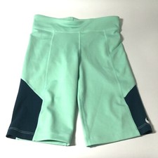 NWT Nike Girls Sportswear High-Rise Bike Shorts Green Large Tight Fit