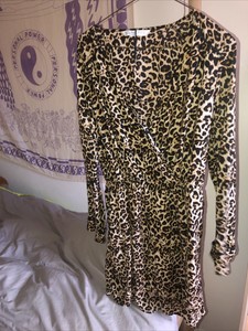 zara leopard print dress uk