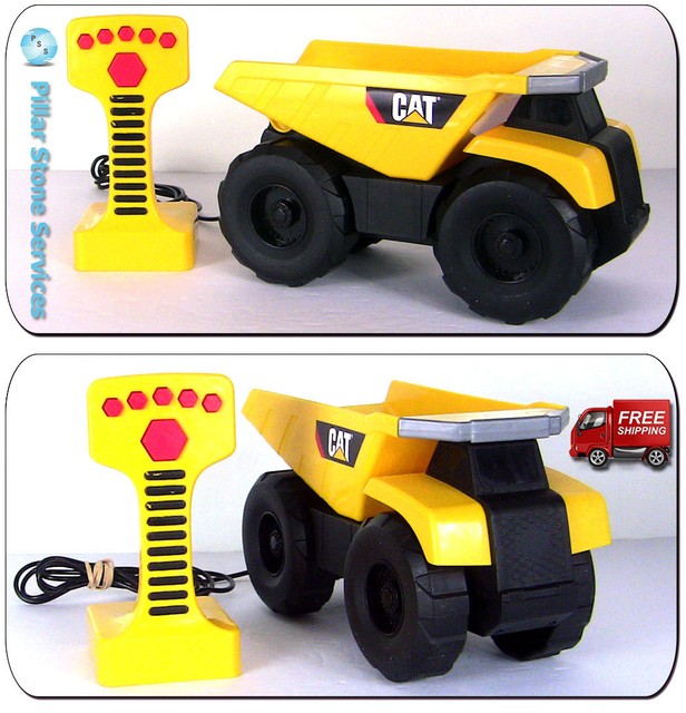 CAT Jobsite Dump Truck Remote Control Motorized Sound and Music for