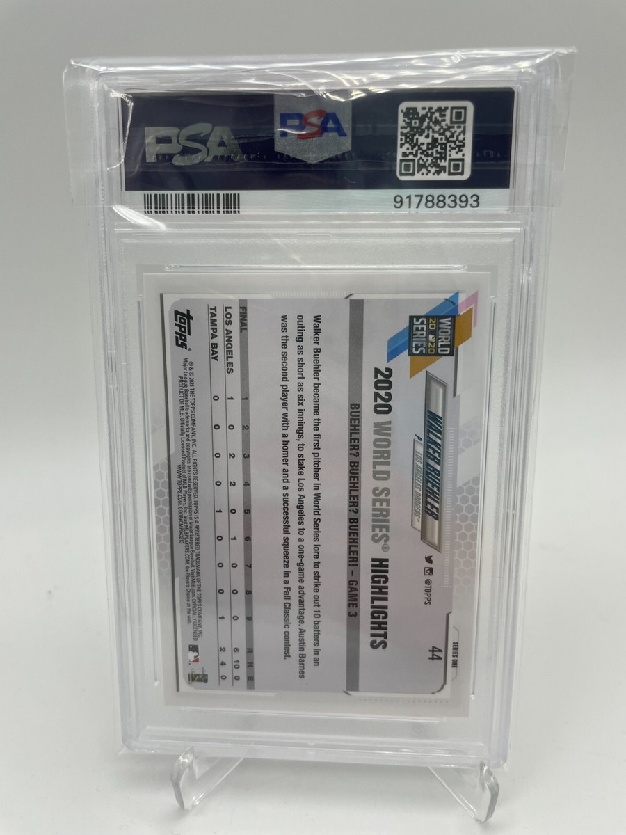 2022 TOPPS ARCH.SIG.SER WALKER BUEHLER Auto 2021 TOPPS #44 PSA 9