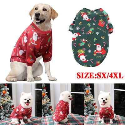 4er-Set Weihnachts-Hundepullover – Motive: Schneemann, Elch, Rentier, Elf, Für Kleine Bis Mittelgroße Hunde