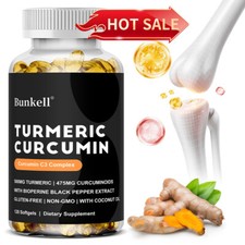 Turmeric 500mg - with black pepper extract - Joint Health -Natural Ingredients