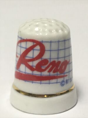 Reno Thimble Vintage Souvenir Collectible