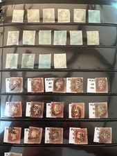 Great Britain Queen Victoria 1p Penny Red Collection, used