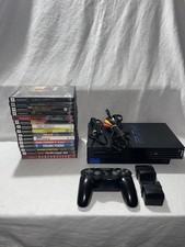 Sony PlayStation 2 w/15 Games , 1 Wireless Control . TESTED  WORKING