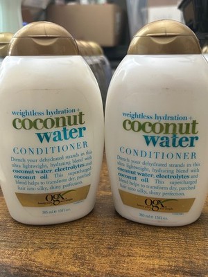 OGX Coconut Water Weightless Hydration Conditioner Electrolytes 13 Oz 2 Pack