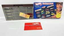 Vintage 1981 Hot Wheels Wall Mount Showcase w/ Box  collector s book, Excellent