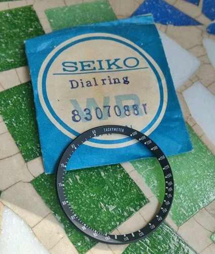 Vintage Watch Seiko 6139-7030 7039 7070 Dial Ring Part 83070881 Black