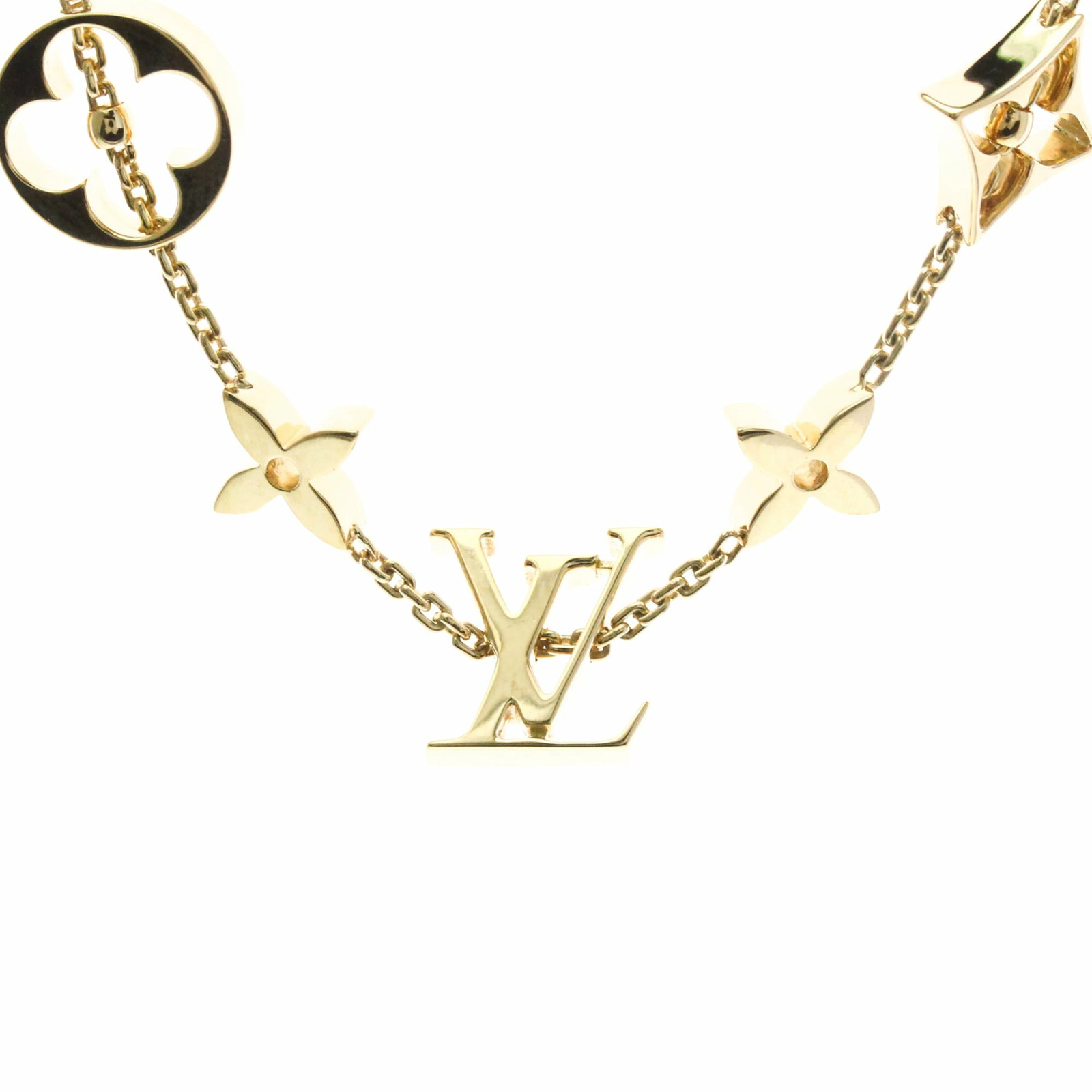 LOUIS VUITTON Bracelet Monogram K18 Yellow G(K18YG) None Bracelet Gold Authentic image 2