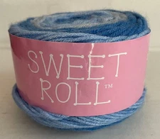 Premier Sweet Roll Yarn Ice Pop 245 Yards 4 Weight 100% Acrylic Blues NEW