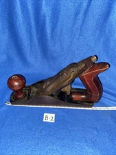 Vintage Fulton 3709 9 Inch Hand Wood Plane Made in USA Wood Handles