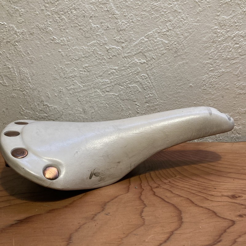 Vintage Selle San Marco Regal Girardi  Saddle White