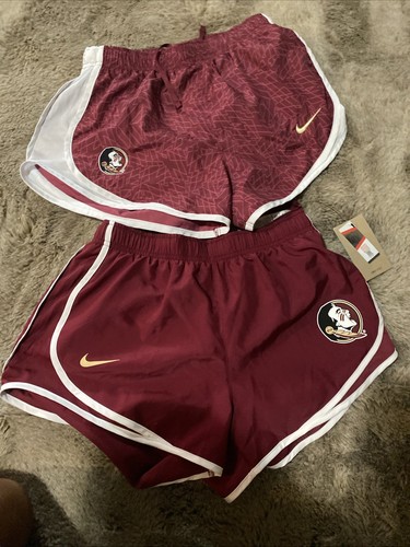Florida State University Seminoles NCAA Women Nike Running Shorts Lined Size M