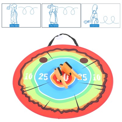Indoor und Outdoor Schaumstoff Axt Wurfspiel für Jungen Kinder Sticky Target Ch FS
