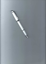 Cross Bailey White Lacquer W/Shiny Chrome Trim Capped Rolling Ball Pen