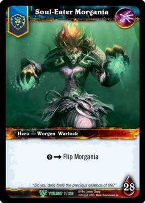Light Play WoW TCG Soul-Eater Morgania Twilight of the Dragons World of Warcraft