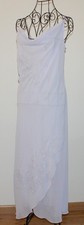 Delicates Lavender Beaded Crepe Nightgown and Robe Set Sz M Light Purple