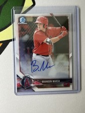 2018 Bowman Chrome Baseball Brandon Marsh Auto