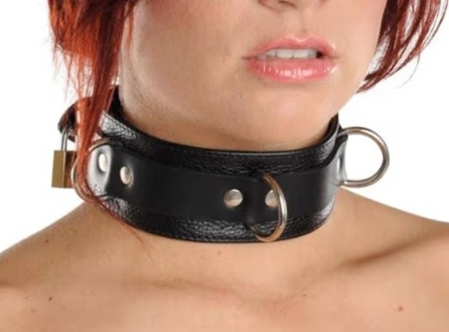 Unisex Soft Leather Collar