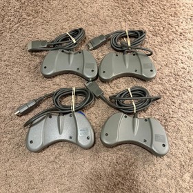 Lot of 4 Gray Japan Sega Saturn Controllers all working but some mushy buttons
