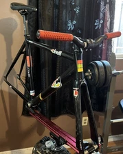 Cinelli Vigorelli Fixed Gear Track Bike Frameset Size 52cm & Cinelli Bars