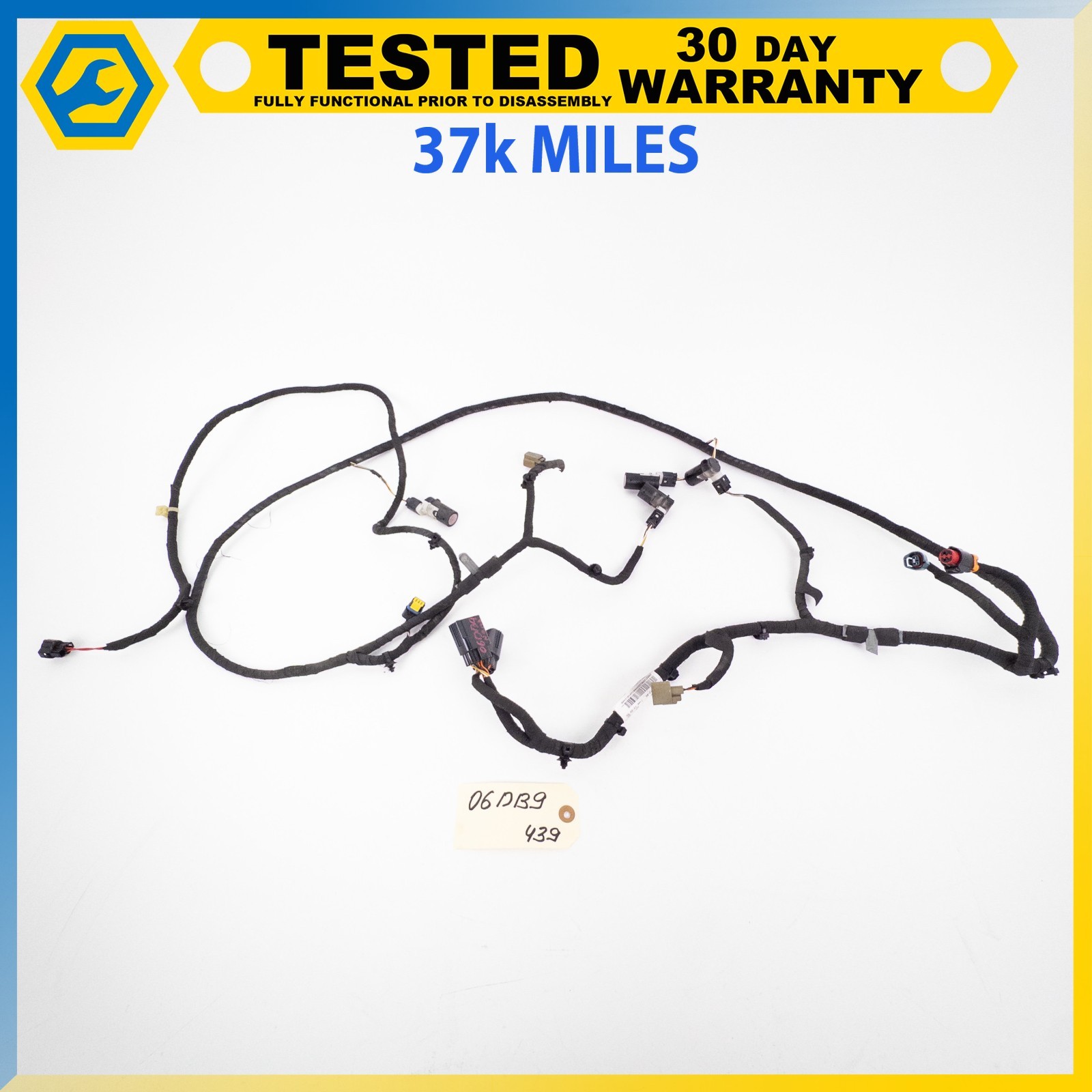 05-12 ASTON MARTIN DB9 VANTAGE REAR BUMPER PARKING SENSOR WIRE HARNESS PDC OEM