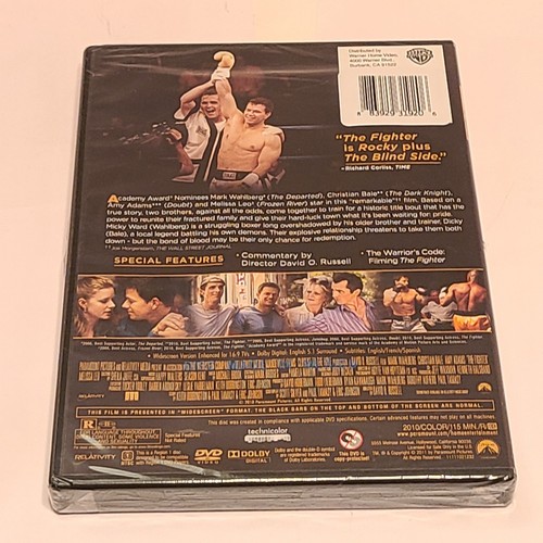 The Fighter DVD NEW SEALED Widescreen Mark Wahlberg - Picture 2 of 2