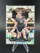 2024 Panini Select WNBA - Concourse Silver Flash Prizm #22 Kate Martin ROOKIE