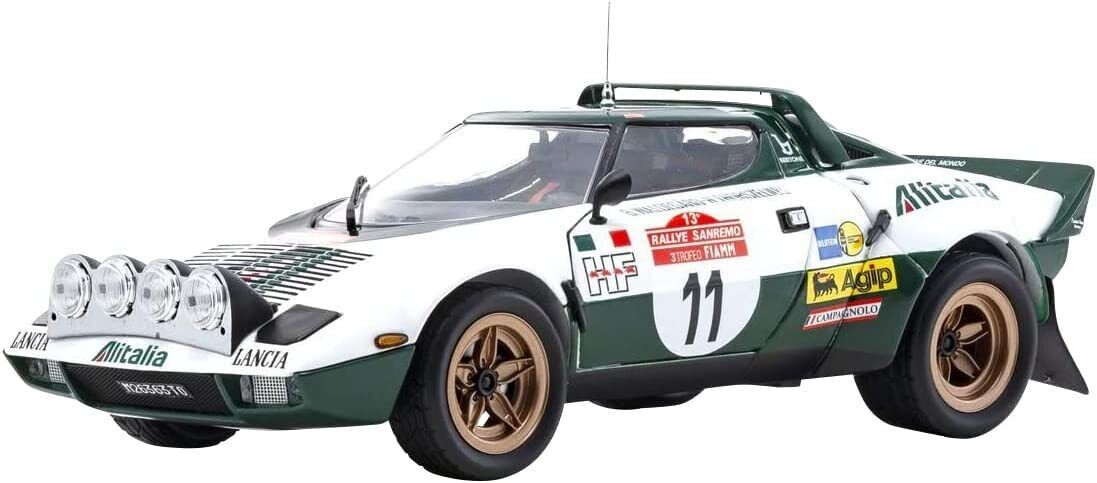 KYOSHO 08130B 1:18 LANCIA STRATOS HF – RALLYE SANREMO 1975 – WALDEGARD/THORSZELI