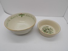 2 Lenox Holiday Bowls, Home is Where the Hear...