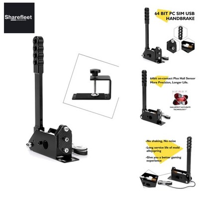 64Bit USB Handbremse für PC, Einstellbare SIM Rennspiele PC Handbrake mit Hoh...