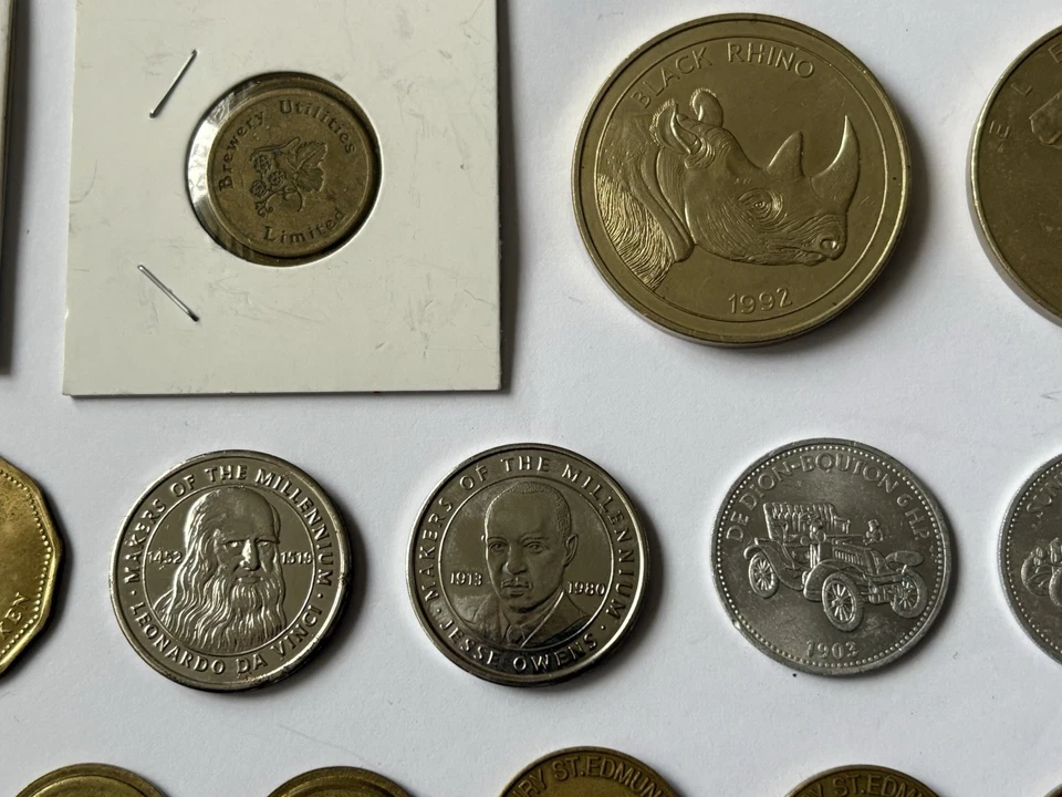 Collection Of 31 Various Old Tokens Etc. - Image 3 of 4