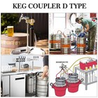 Keg Coupler 304 Stainless Steel Probe Sankey Keg Coupler D System Keg