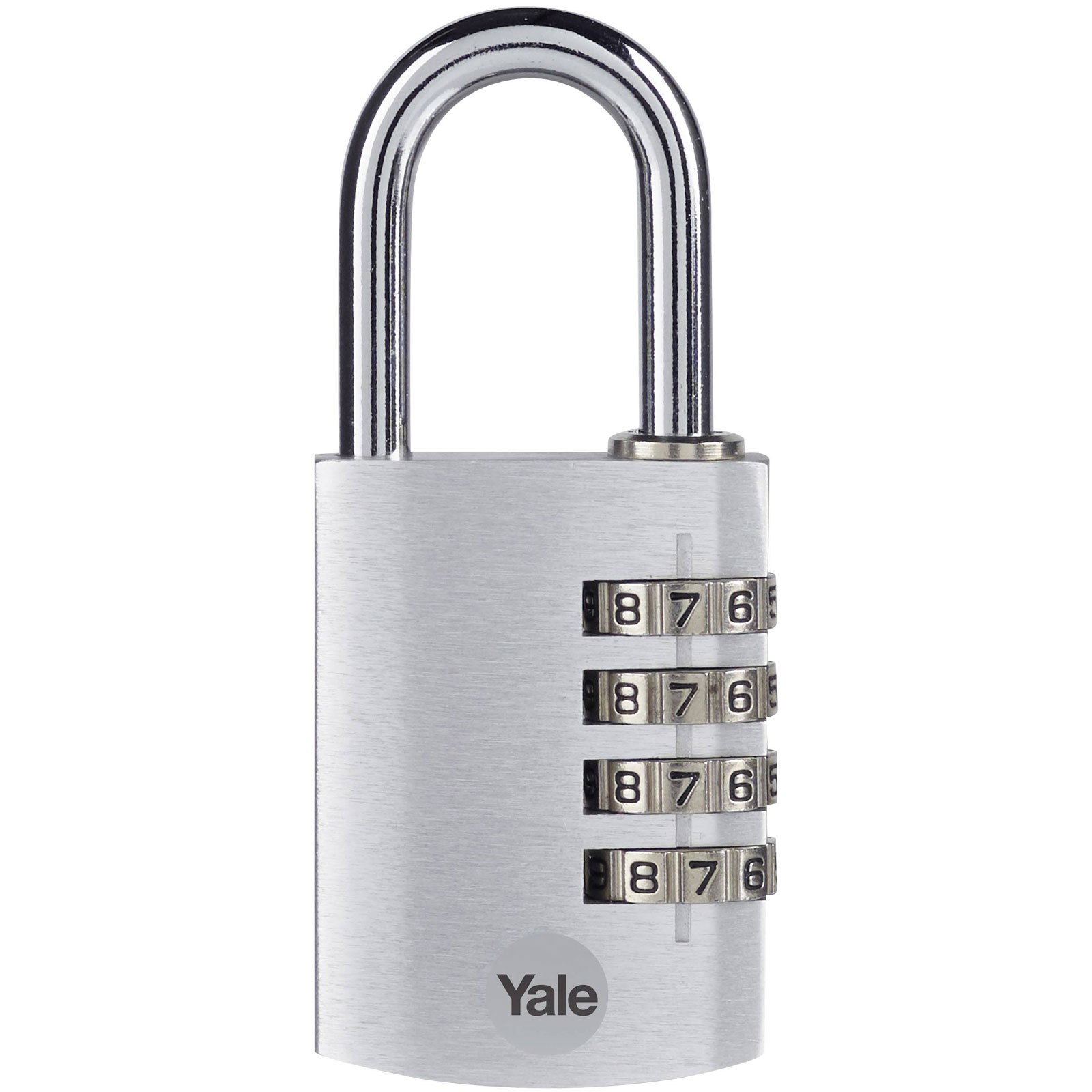 YALE Silver Padlock 38mm Combination Secure Lock