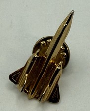 SR-71 Blackbird Vintage Gold Hat / Lapel Pin, USAF!! Vintage! Skunk Works!