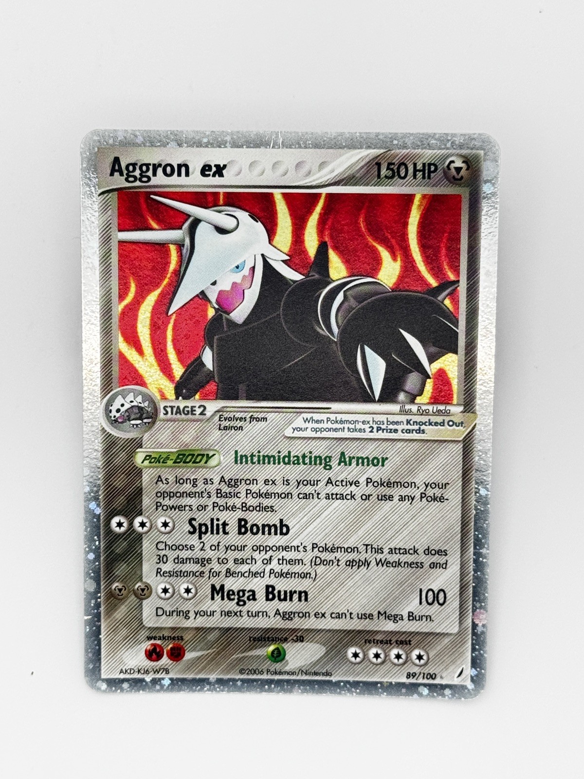 Aggron ex 89/100 Crystal Guardians Holo