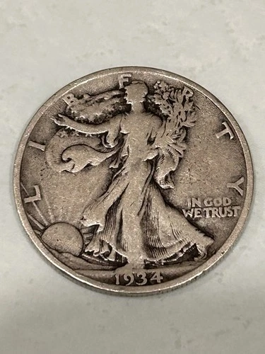 1934 S Liberty Walking Half Dollar  🇺🇸 SEMI KEY DATE