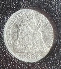 1886 US Seated LIBERTY SILVER Dime! "Philadelphia" Mint! VG Details! Old US Coin