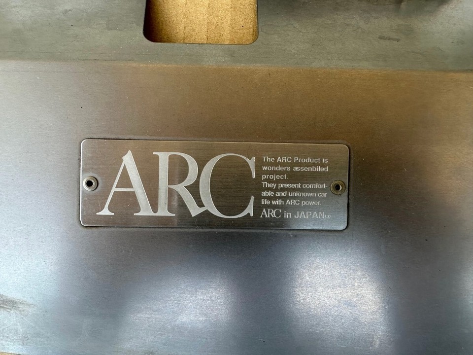 ARC Titanium Hood Panel Plate Nissan Skyline R32 BNR32 USED FROM JAPAN ...