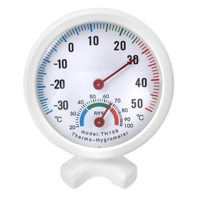 Mini Analog Hygrometer Thermometer Garden Greenhouse Temperature Humidity