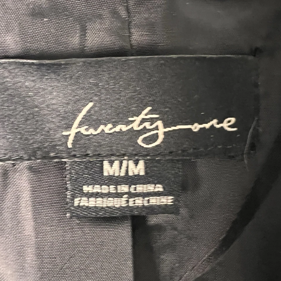 Blazer vintage Y2K para mujer - talla M - chaqueta de manga corta a cuadros con cinturón blanco y negro Foto 4 de 4