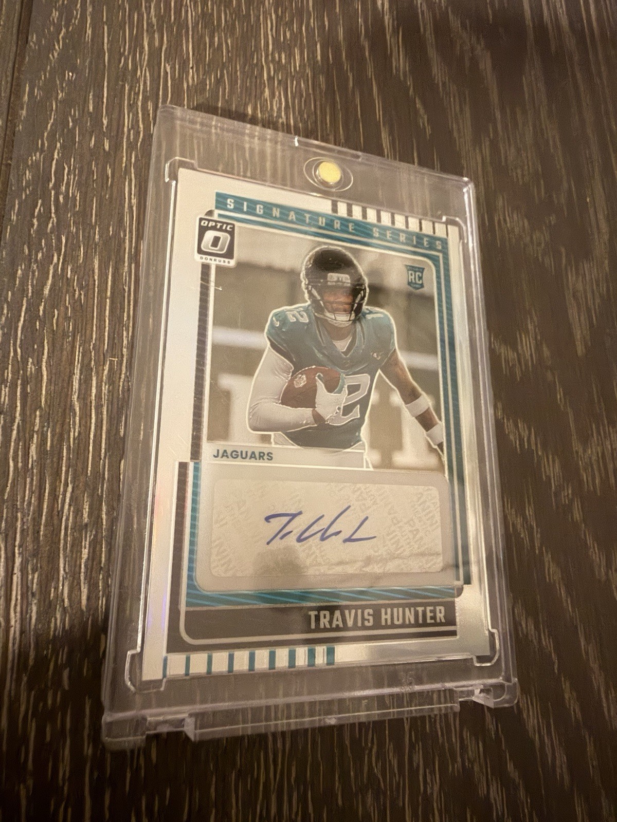 2025 Panini Donruss Optic - Signature Series Holo Travis Hunter #SSH-TH (AU, RC)
