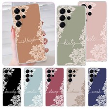 Personalized Name Phone Cover For Samsung Galaxy A35 A07 A16 S25 FE Bumper Case