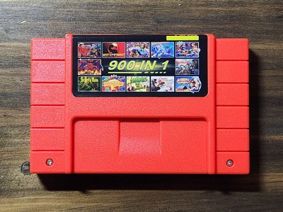 SNES 900 In Super Nintendo Multi Cart