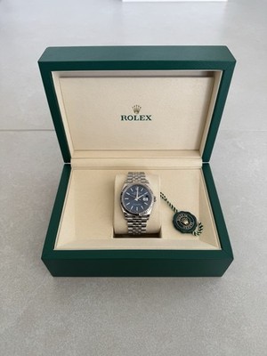 Rolex Datejust 36 126234 36mm Blue Dial 18k Gold Steel Jubilee 2025 MINT