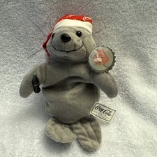 Coca-Cola Seal Christmas 1997 Bean Bag Plush With Tag 10  